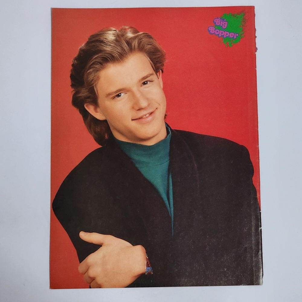 Chris Young Headshot Poster Pinup Clipping Vintage 8x10 Early 90s Big Bopper